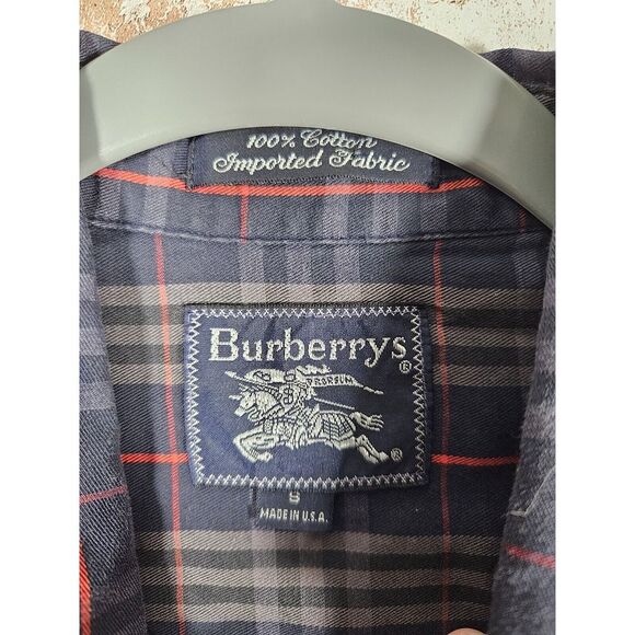 Burberrys Men's Vintage Nova Check Cotton Button‎ Up Shirt Small - Picture 4 of 9